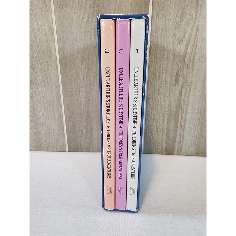 Uncle Arthur's StoryTime Vol 1-3 Set Childrens True Adventures Classic Hardcover
